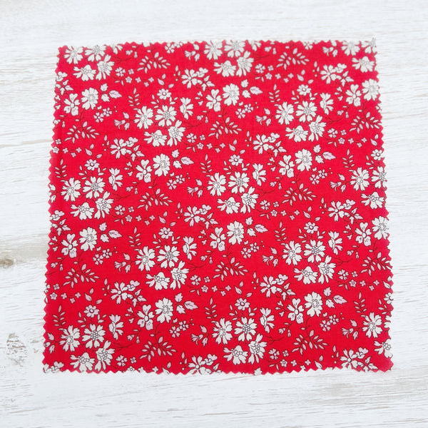 Liberty Capel (AB) Red 8x8 Swatch