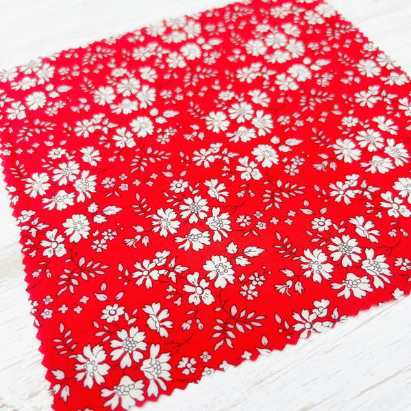 Liberty Capel (AB) Red 8x8 Swatch