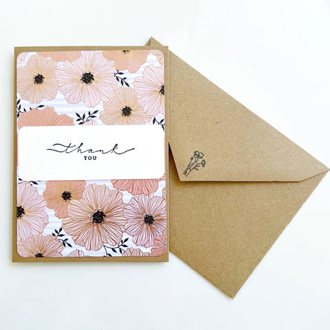 Thank You - Black & Blush Chic