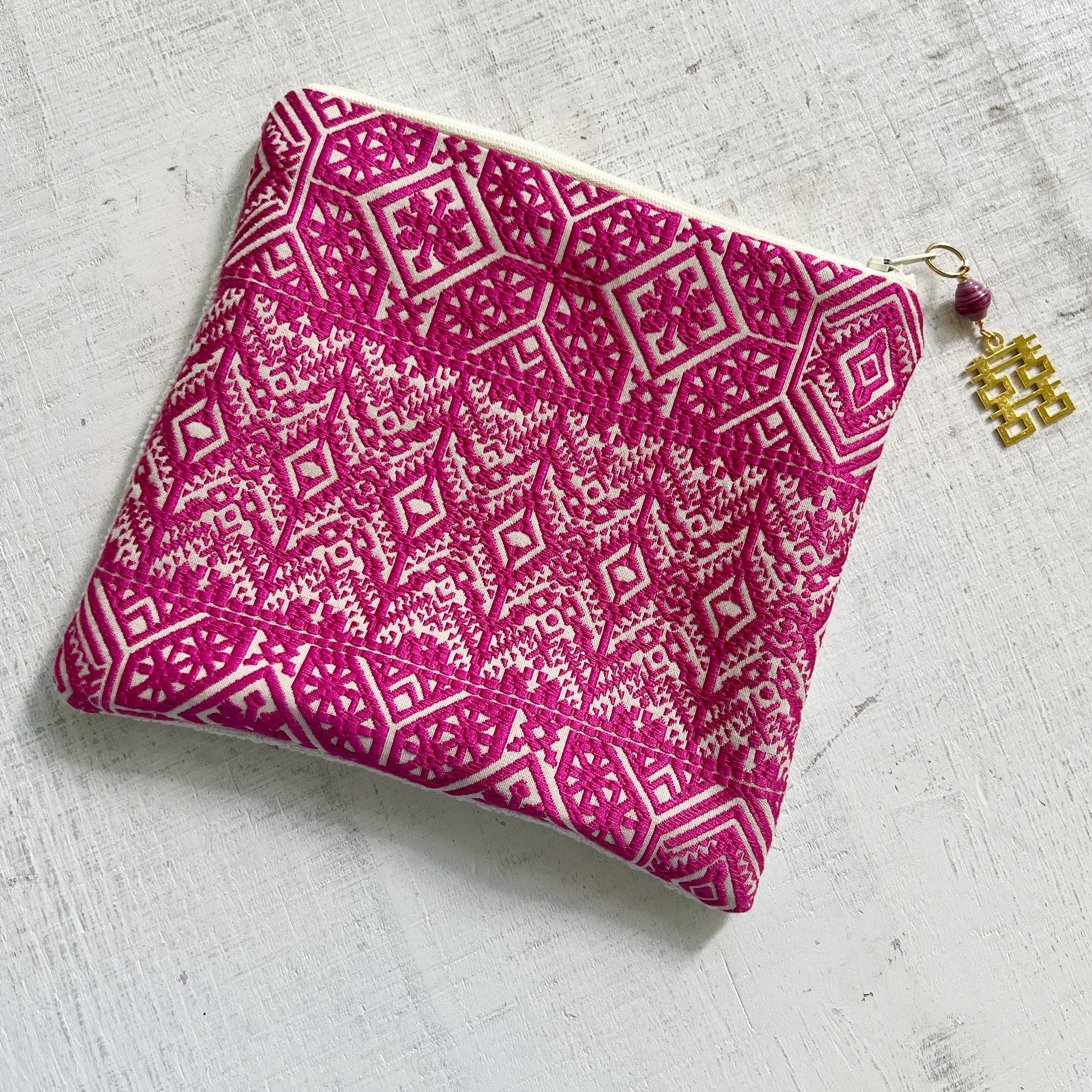 Clara Project Bag in Fuschia