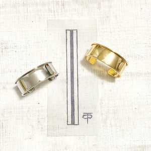 Navy Stripe Cuff - Self-Finishing Kit